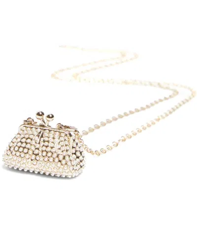 Weekend Max Mara Pasticcino Bag Gold Necklace In Gold