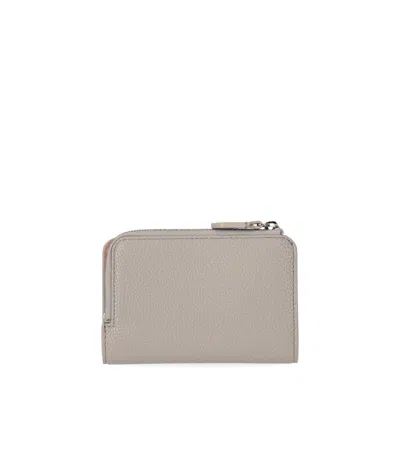 Emporio Armani Myea Grey Small Wallet In Gray