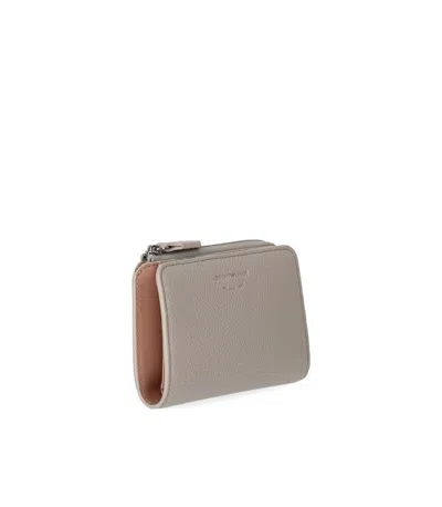 Emporio Armani Myea Grey Small Wallet In Gray
