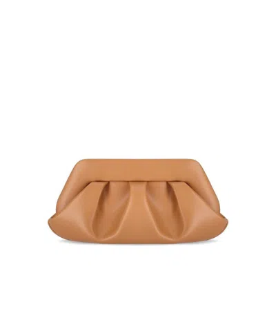 Themoirè Emera Vegan Fabric Macadamia Clutch Bag
