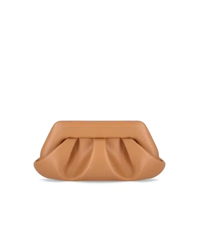 Themoirè Emera Vegan Fabric Macadamia Clutch Bag