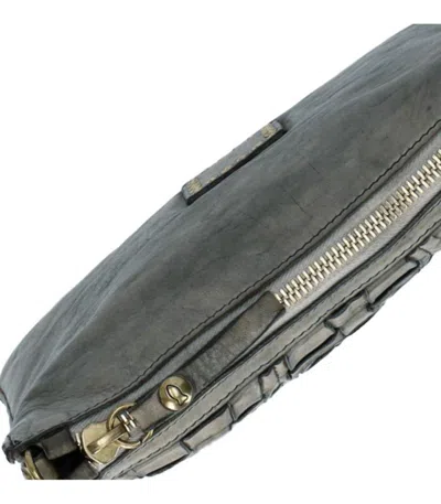 Campomaggi Grey Crossbody Bag In Gray