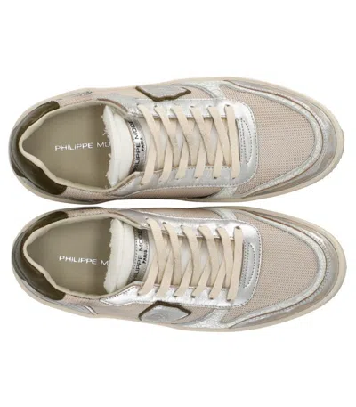Philippe Model Nice Beige Military Sneaker In Neutral