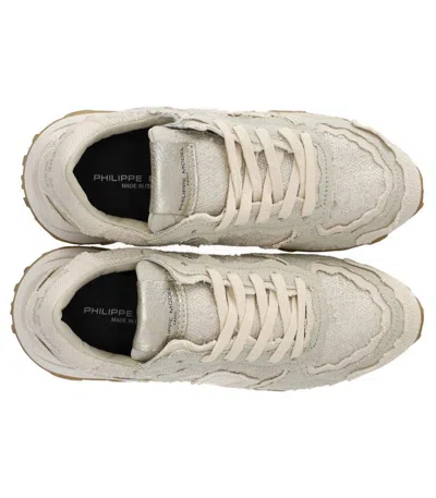 Philippe Model Tropez Denim Beige Sneaker