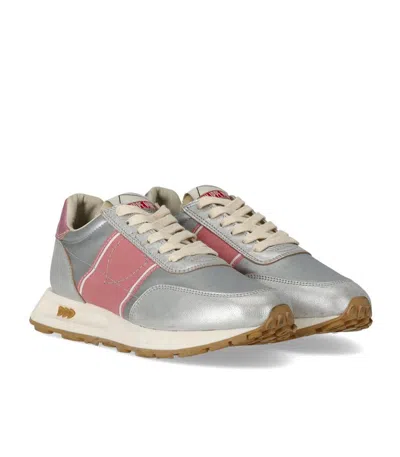 Philippe Model Tour Low Vintage Metal Argent Rose Sneaker