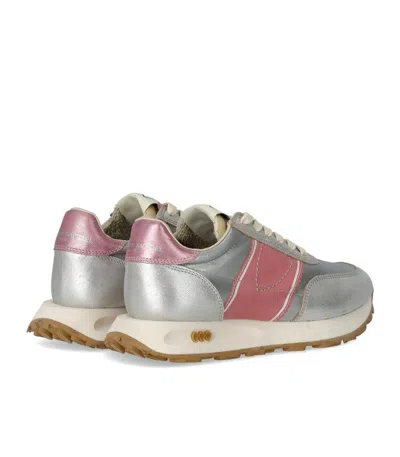 Philippe Model Tour Low Vintage Metal Argent Rose Sneaker