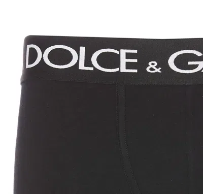 Dolce & Gabbana Bipack Logo Regular Boxer In Black