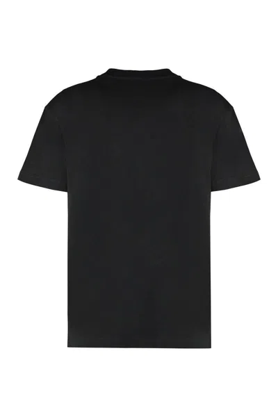 Jil Sander Confezione Da 3 T-shirt In Cotone Con Etichetta Logo In Black
