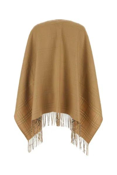 Burberry Charolette Reversible Check Wool Cape