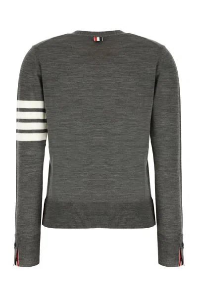 Thom Browne Wool Relaxed 4-bar Cardigan