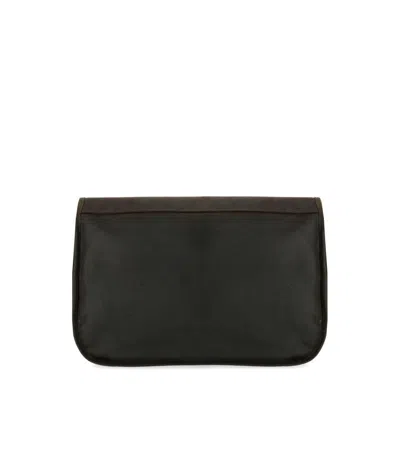 Barbour Tarras Wax Olive Green Crossbody Bag
