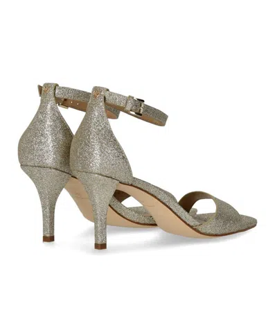 Michael Kors Glitter-embellished Sandals In Neutral
