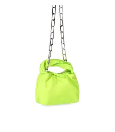 Stine Goya Ziggy Satin Lime Green Micro Bag