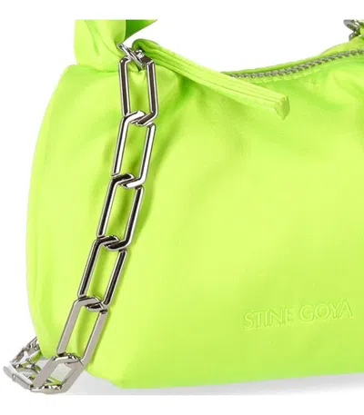 Stine Goya Ziggy Satin Lime Green Micro Bag