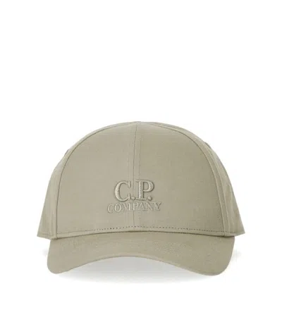 C.p. Company Vintage Khaki Baseball Cap In Neutral