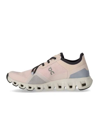 On Running Cloud X 3 Ad Shell Heather Sneaker In Pink