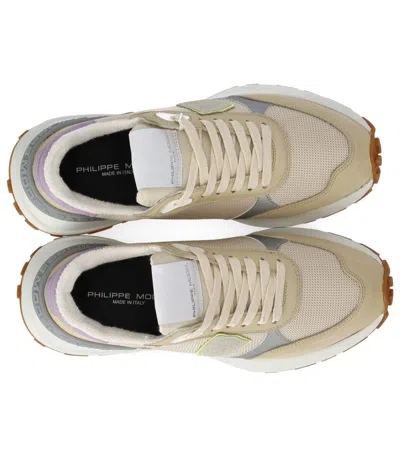 Philippe Model Antibes Low Beige Sneaker In Neutral