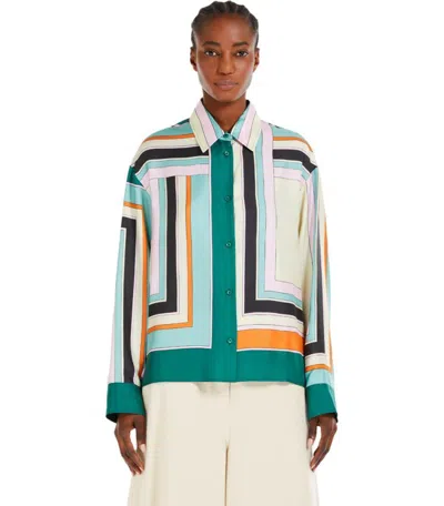 Weekend Max Mara Formia Printed Silk Shirt