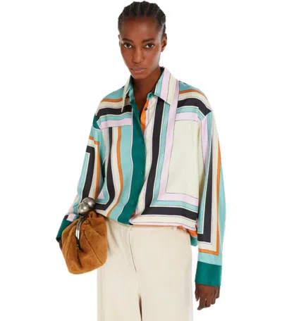Weekend Max Mara Formia Printed Silk Shirt