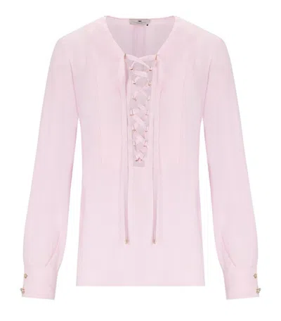 Elisabetta Franchi Quarzo Shirt With Laces