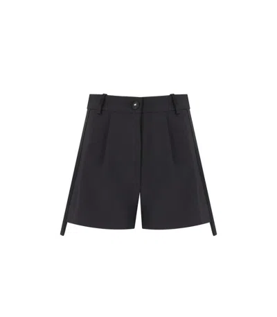 Elisabetta Franchi High-waisted Tailored Black Shorts