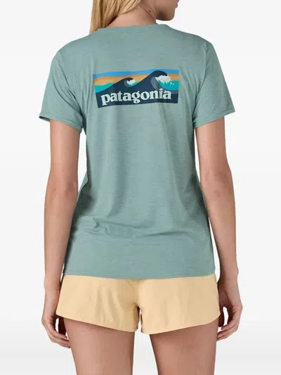 Patagonia Logo-print T-shirt In Green