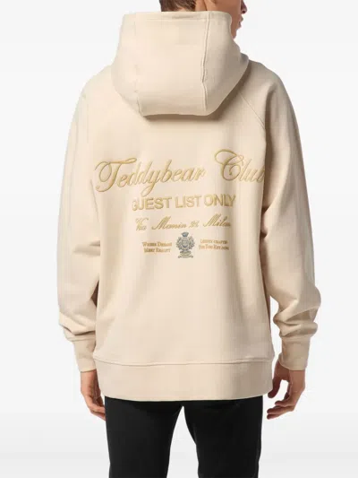 Philipp Plein Teddy Bear-motif Hoodie In Neutral