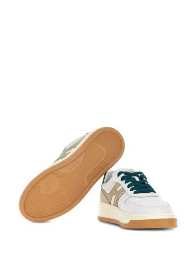 Hogan Sneakers With Perforated Toe Box And Contrasting Accents