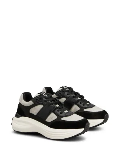 Tod's Sneakers In Fabric And Suede