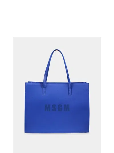 Msgm Logo-print Tote Bag