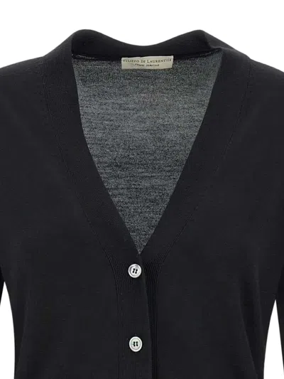 Filippo De Laurentiis V-neck Ribbed Cardigan