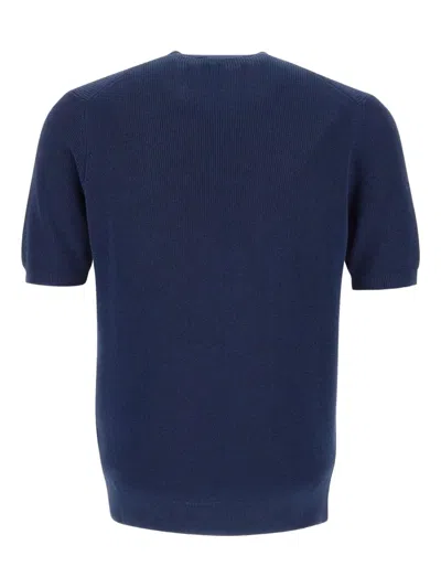 Filippo De Laurentiis Short-sleeve Ribbed-hem Sweater