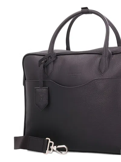 Longchamp Leather Laptop Bag