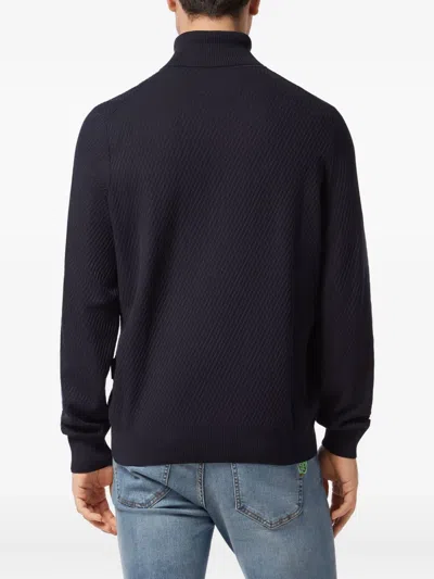 Philipp Plein Logo-patch Sweater In Black