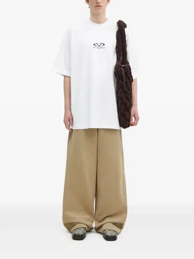 Vetements Cotton-blend Track Pants In Green