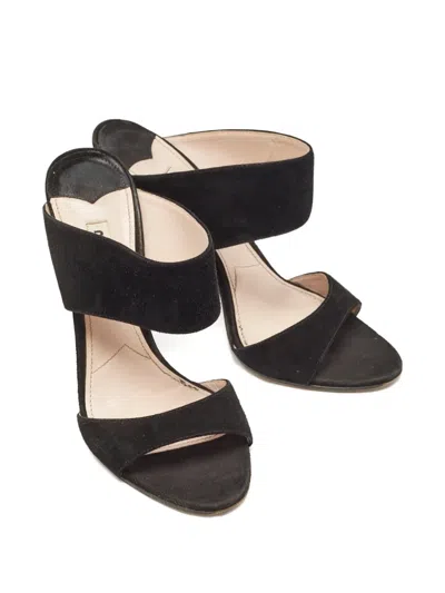 Pre-owned Miu Miu 125mm Suede Sandals