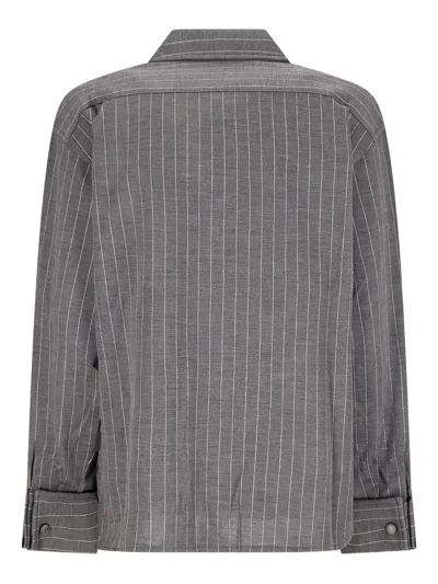 Max Mara Aire Shirt In Gray