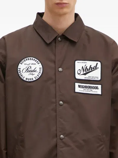 标贴衬衫式夹克