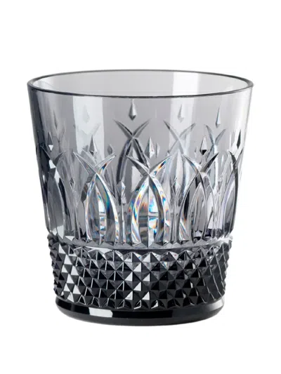 Mario Luca Giusti Embossed-pattern Glass (set Of Six) In Gray