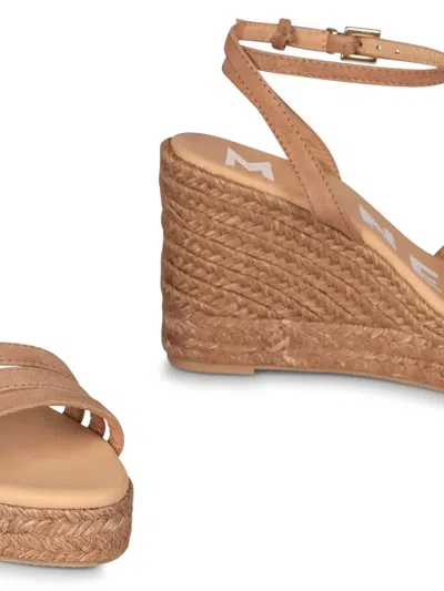Manebi 100mm Hamptons Suede Espadrilles In Multi