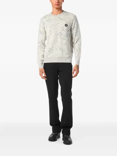 Billionaire Wool Sweater In White