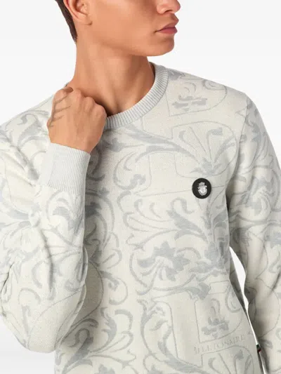 Billionaire Wool Sweater In White