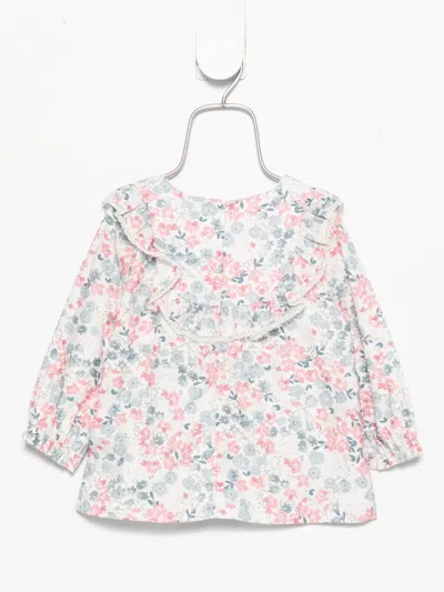 Tartine Et Chocolat Floral-print Ruffled Top In Multi
