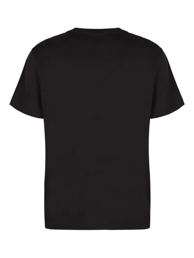 Vince T-shirt With Round Neck And Short Sleeves In Black