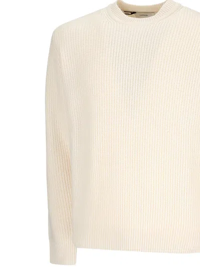 Tagliatore Ribbed-knit Jumper In Gray