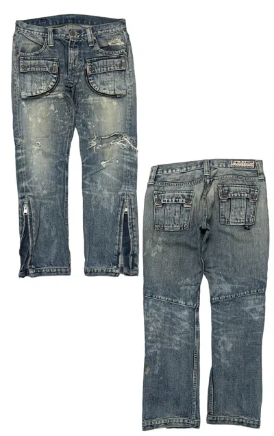Pre-owned Avant Garde 90's Rna Bushpant Distressed Washable Jeans Design