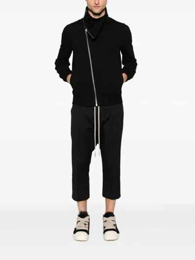 Rick Owens Bauhaus Organic Cotton Zip-up Sweatshirt