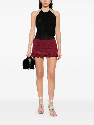 Oseree Lumière Rose Mini Skirt