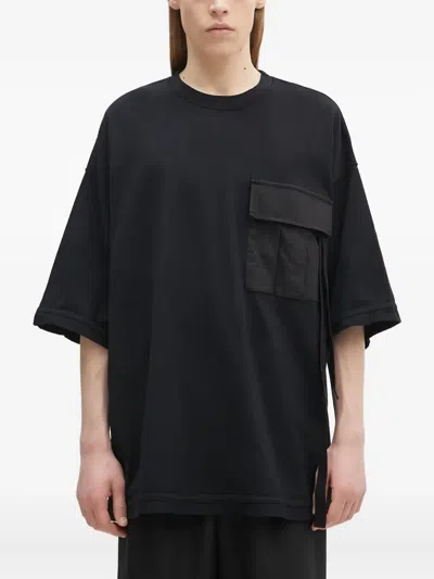 Undercover Pocket-detail T-shirt In Black