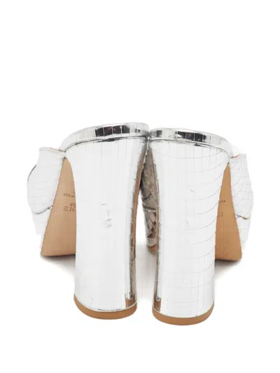 Pre-owned Malone Souliers 2024 100mm Mirror Mules